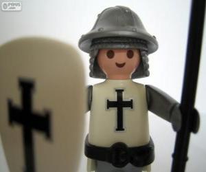 пазл Playmobil средневековый солдат